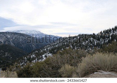 Wonderful mountain landscape view photo