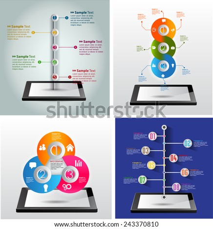 Business technology bubble speech template style. text box template for website computer graphic and internet. time line. cycle. many, various