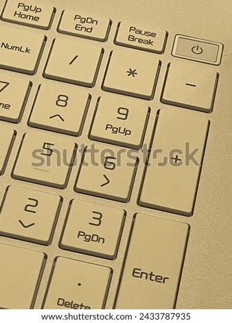 A close-up keyboard keys picture.