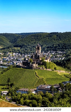 Reichsburg Cochem, Rhineland-Palatinate, Germany, Europe.
Reichsburg Cochem is a castle complex in the Rhineland-Palatinate city of Cochem on the Moselle River. Royalty-Free Stock Photo #2433818509
