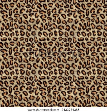 Wild Elegance  Animal Print Seamless Pattern Texture Background Leopard 