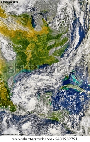 Tropical Storm Larry. . Elements of this image furnished by NASA.