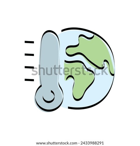 eco doodle. black lines. colored. icons. doodle icons. Flora. nature. plants. electricity. protection of nature. energy. without harming nature. Royalty-Free Stock Photo #2433988291