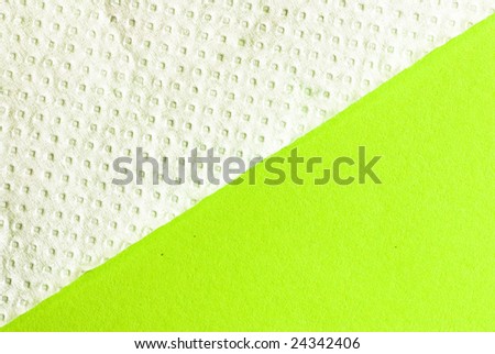 paper texture on green background