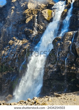 Jang Waterfall located in Arunachal Pradesh.
