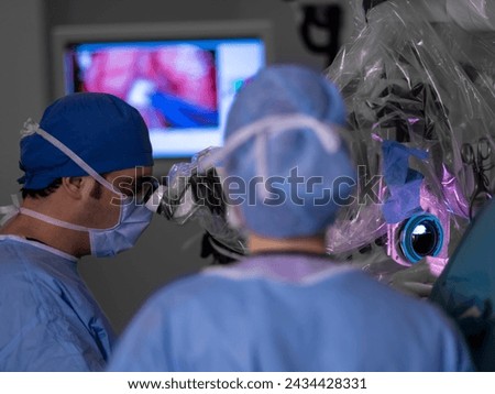 in neurosurgery surgery, neurosurgeons operate with microscopes with high imaging technology, O-arm navigation system in spine surgery. Stereotactic Imaging in Deep Brain Stimulation Surgery