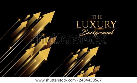 Black and Gold Premium Background. Innovative Flyer Premium Luxury Template. Cool Concept Design. Glorious Celebratory Template for Movie and Show. Luxurious Wedding Design. Gala Night.