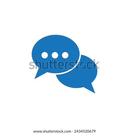 message vector glyph flat icon simple illustration on white background..eps