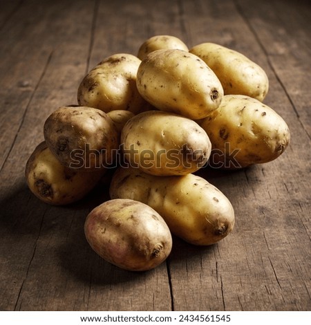 a picture of fresh potatoes