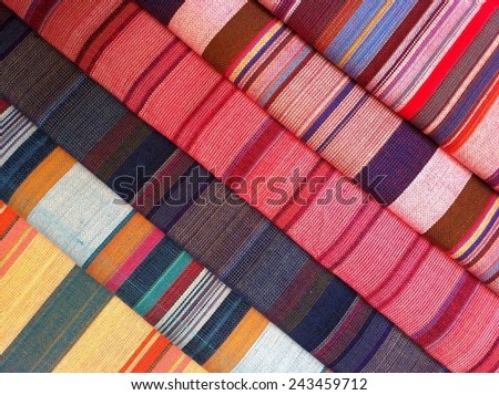  plaid Cotton fabric of colorful background and abstract texture wall 