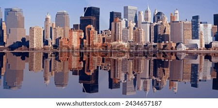 architecture, panorama building, city, america , land