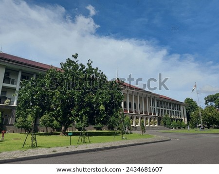 Gadjah Mada University Hall. Balairung UGM. UGM hall. Photo taken at march 6, 2024 Royalty-Free Stock Photo #2434681607