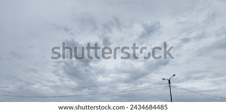 cloudy sky in the morning image