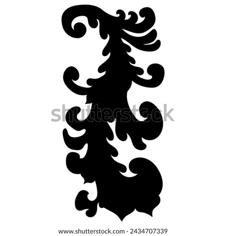 Classic pattern design (grip) with floral concept in vector file for decorative elements. Linear style marks for mobile concept, web, poster, flyer, other design art.