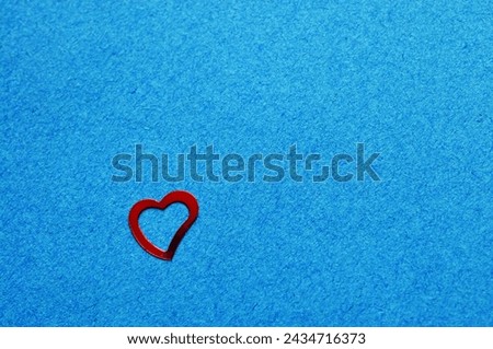 hearts on a blue background 