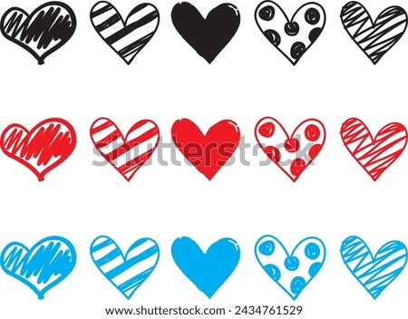 Heart Vector Art, Icons, and Graphics and love vector deisgn bundle   for Free Download 