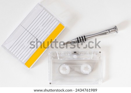 Tape loop, DIY your own tape loop, cassette. High quality photo
