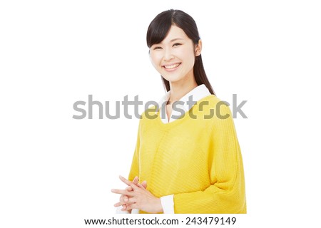 smiling Japanese woman