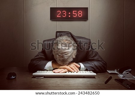 Overtime Royalty-Free Stock Photo #243482650