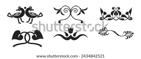 Ornaments and Flourishes Vector Art
