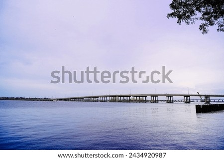 Bradenton, FL, USA - 03 02 2024: The landscape of Bradenton harbor and manatee river