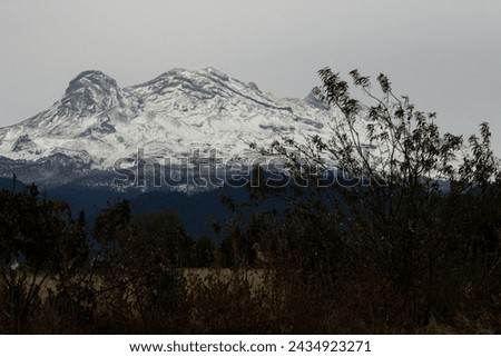 
Sleeping Woman, with snow, Tlalmanalco, State of Mexico.