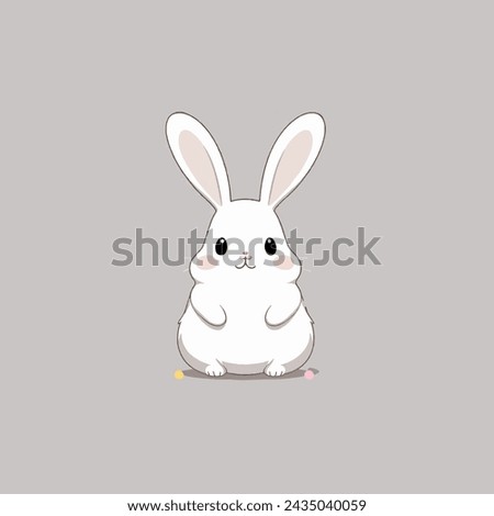 Cute and Cartoonish Bunnies: Adorable bunny clip 
art featuring chubby cheeks, expressive eyes, and 
endearing poses, perfect for creating charming and 
lighthearted Easter-themed content.
