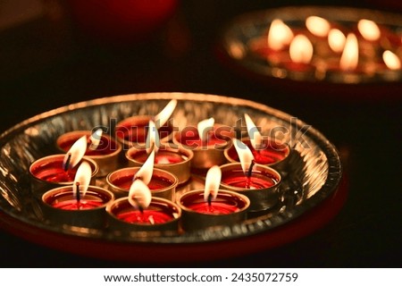 In Taiwan, lighting candles is both ritualistic and religious. It's done in temples and homes for major life events and special occasions, symbolizing blessings, enlightenment, and dispelling darkness