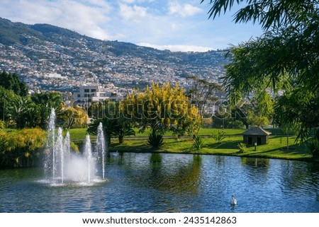Fountains of Santa Catarina Park, this is one of the largest parks of Funchal