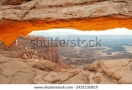 Mesa Arch, Canyonlands National Park in southeastern Utah, USA Royalty-Free Stock Photo #2435150819