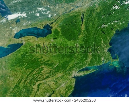 Northeast United States. Northeast United States. Elements of this image furnished by NASA.