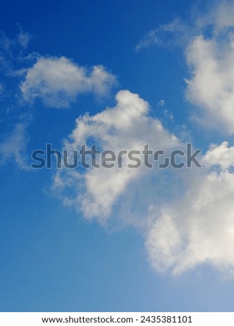 This is a picture of the sky at noon.