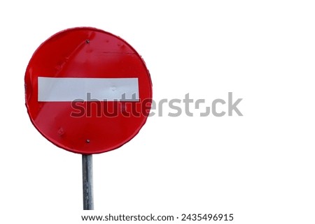 Stop Sign isolated on white background