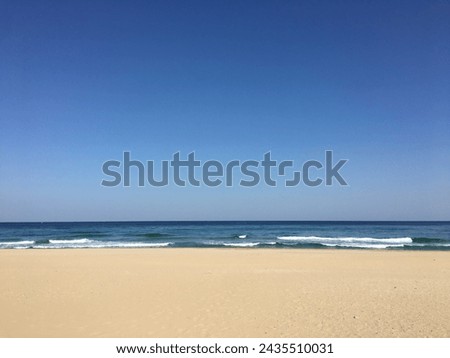 Photo of a sea on the waves