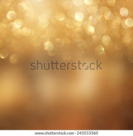 bokeh lights background with mixed brown and yellow warm earthly colors 