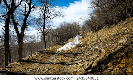 Hawraman Takht (Uraman Takht) area and its beauty in winter season
