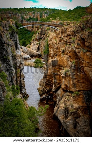 Bridge on the Colorado River in Grand Canyon National Park, Arizona, USA Royalty-Free Stock Photo #2435611173