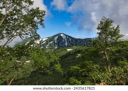 Mt. Hiuchi, one of Japan's 100 Famous Mountains Royalty-Free Stock Photo #2435617821