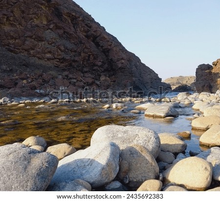 A picture of floods in the Sultanate of Oman