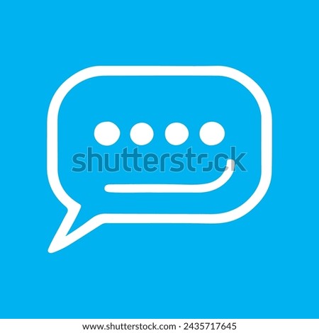 Speech Bubble Icon Best Isolated.