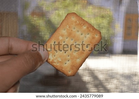 A tasty and delicious biscuit with tea or coffee