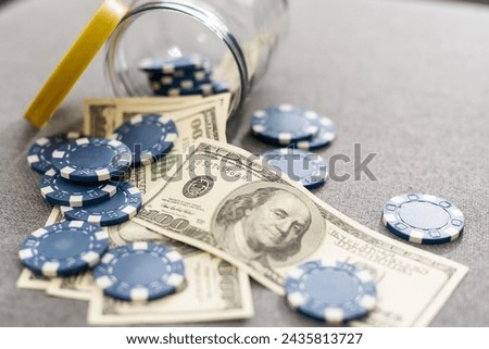 Blue Chip Stock Investment Stock Photo