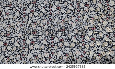 A beautiful photo of cotton cloth. In this photo you can see different types of designs like yesterday, white, blue, all colors have been mixed. It is a very beautiful photo.