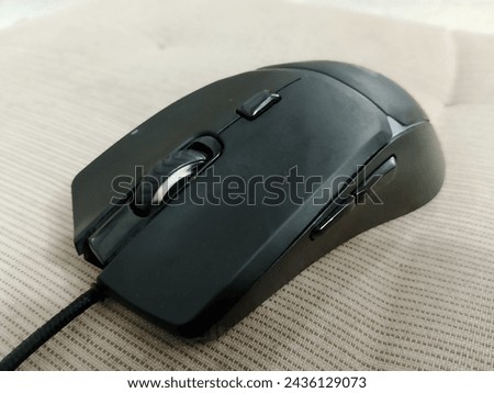 generic mouse picture with linen backdrop 