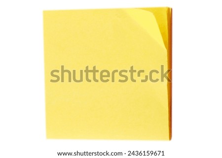 Yellow sticky note. isolated on white. Room for text. Blank Yellow Note Pad. Stickie Note. thank you note. Message Pad. Sticky Pad. love you message. words written on sticky notes. Work. Call Me. 