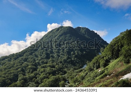 Mt. Myoko, one of Japan's 100 Famous Mountains Royalty-Free Stock Photo #2436453391