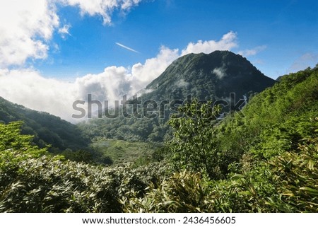 Mt. Myoko, one of Japan's 100 Famous Mountains Royalty-Free Stock Photo #2436456605