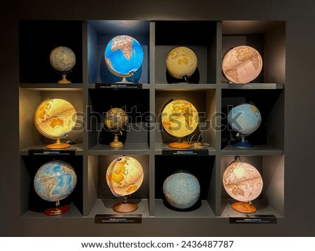 globues earth spherical geography map
