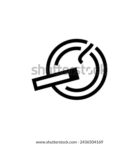 ashtray icon vector design template simple