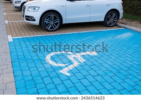 Wheelchair Accessible Parking Zones. Park zone